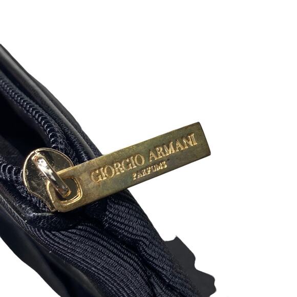 Giorgio Armani Black Small Cosmetics Bag - Picture 3 of 8